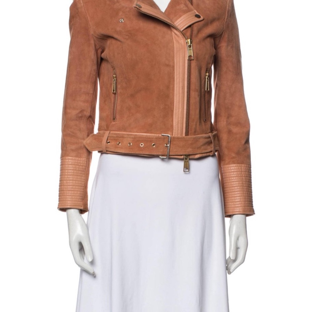 Women's Suede Biker Jacket